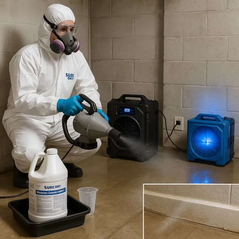 Sanitization and Odor Removal process in Dixfield, ME
